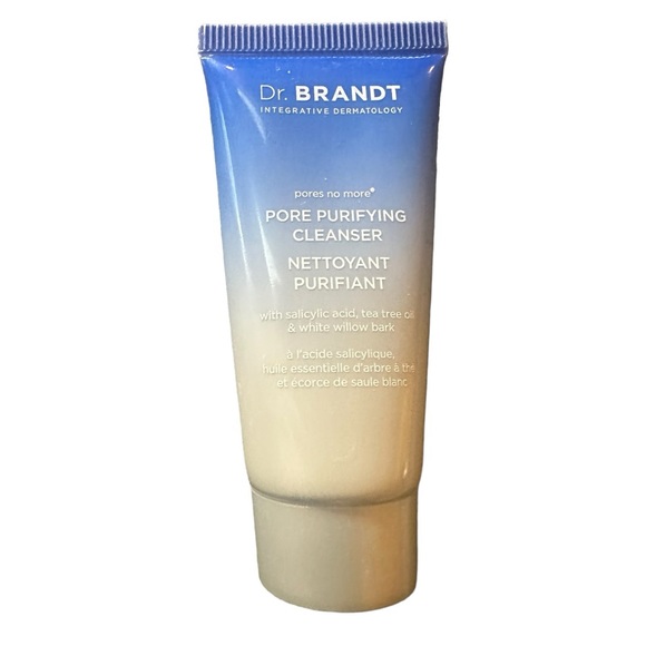DR. BRANDT SKINCARE Pores No More Pore Purifying Cleanser New 15ml Deluxe Mini - Picture 2 of 8